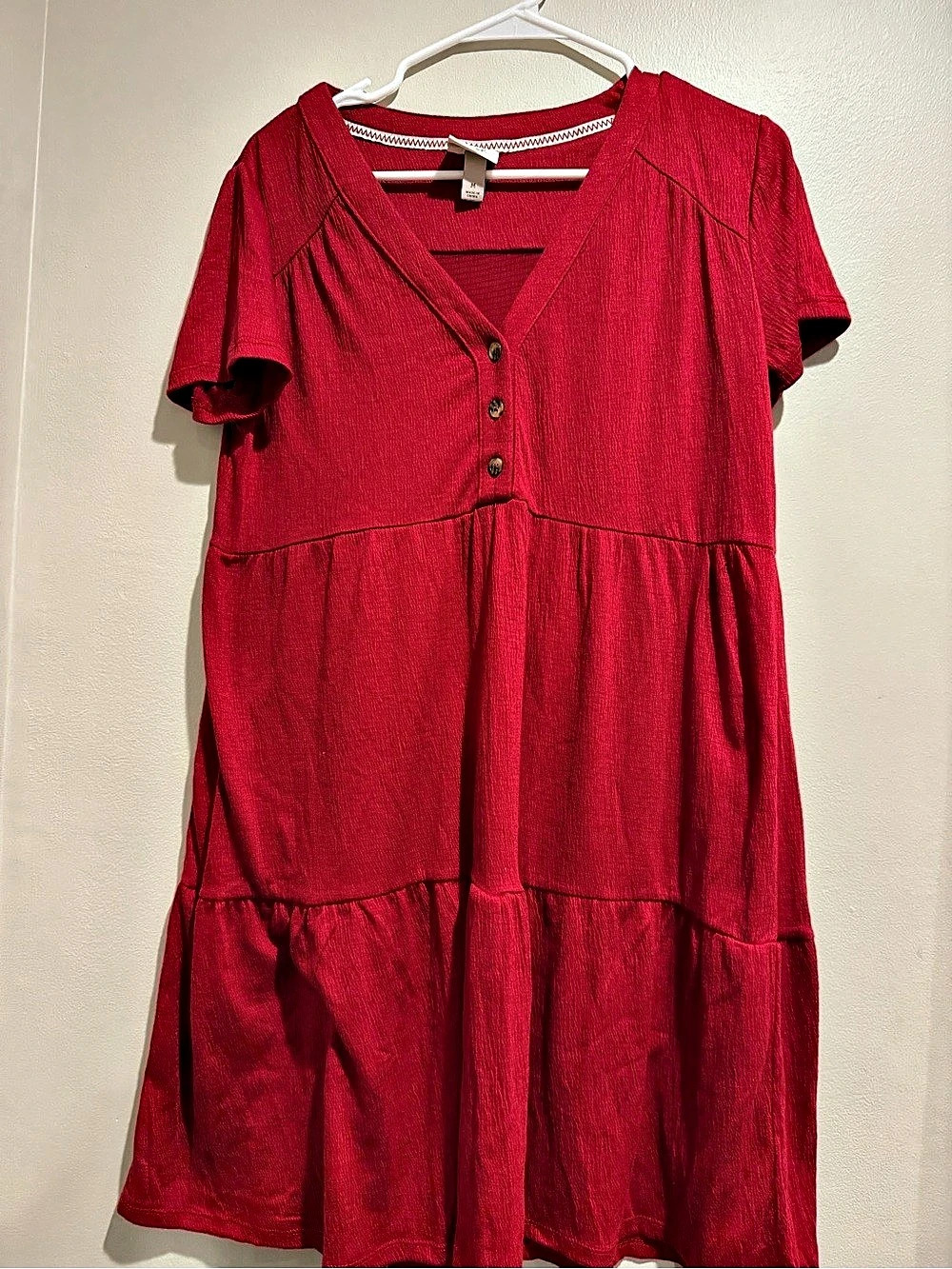 Knox Rose Rosie Red Mini Dress Size Medium Like New